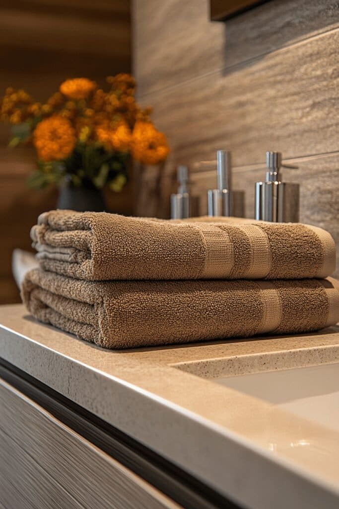 Modern towel warmer showcasing bathroom decor ideas for a luxurious space.