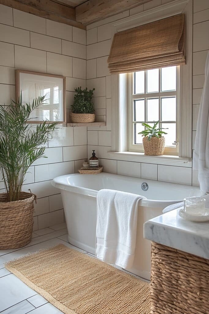 Airbnb bathroom with a clean and inviting design