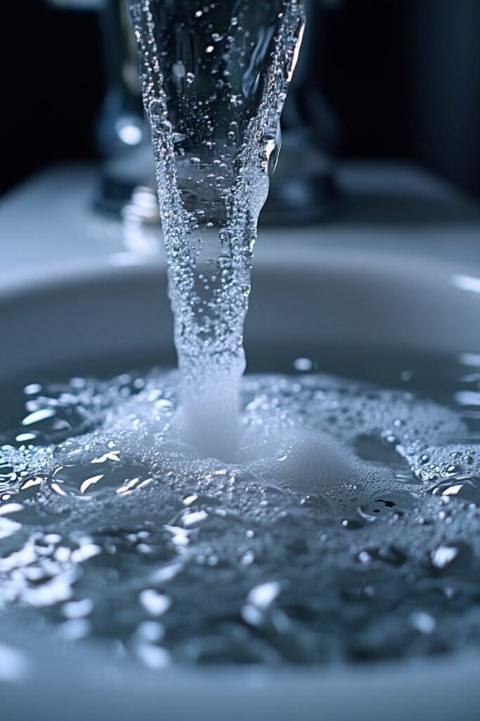 Unclogging a toilet with baking soda and vinegar